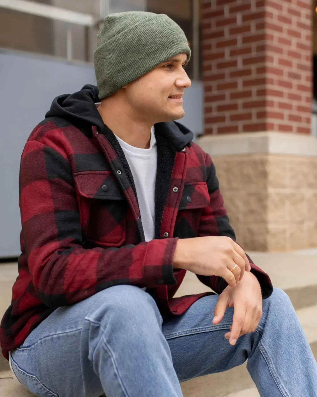 HAAKWEAR H-Stitch Cuffed Beanie - New Designed and Made in USA (Patented)
