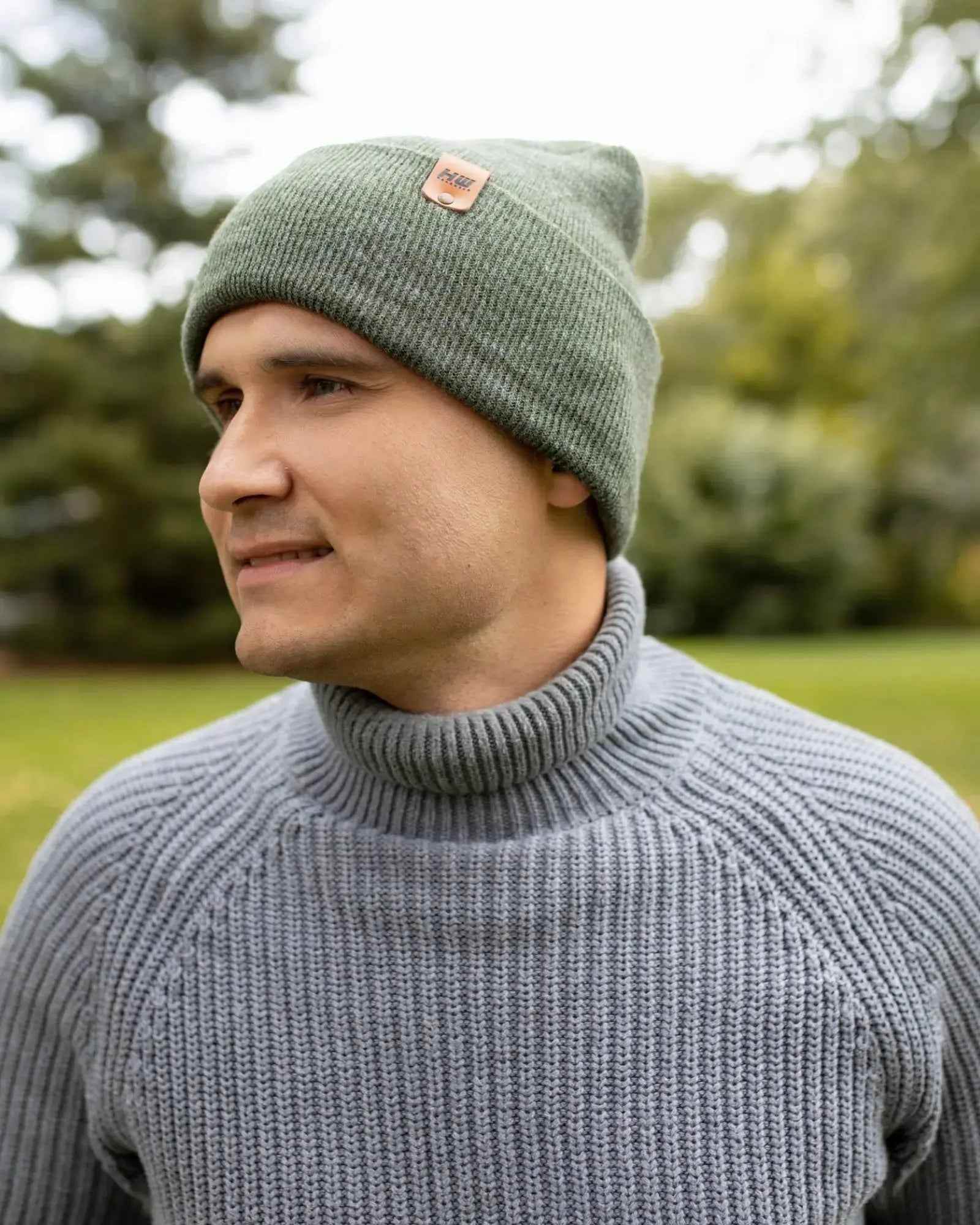 HAAKWEAR H-Stitch Cuffed Beanie - New Designed and Made in USA (Patented)