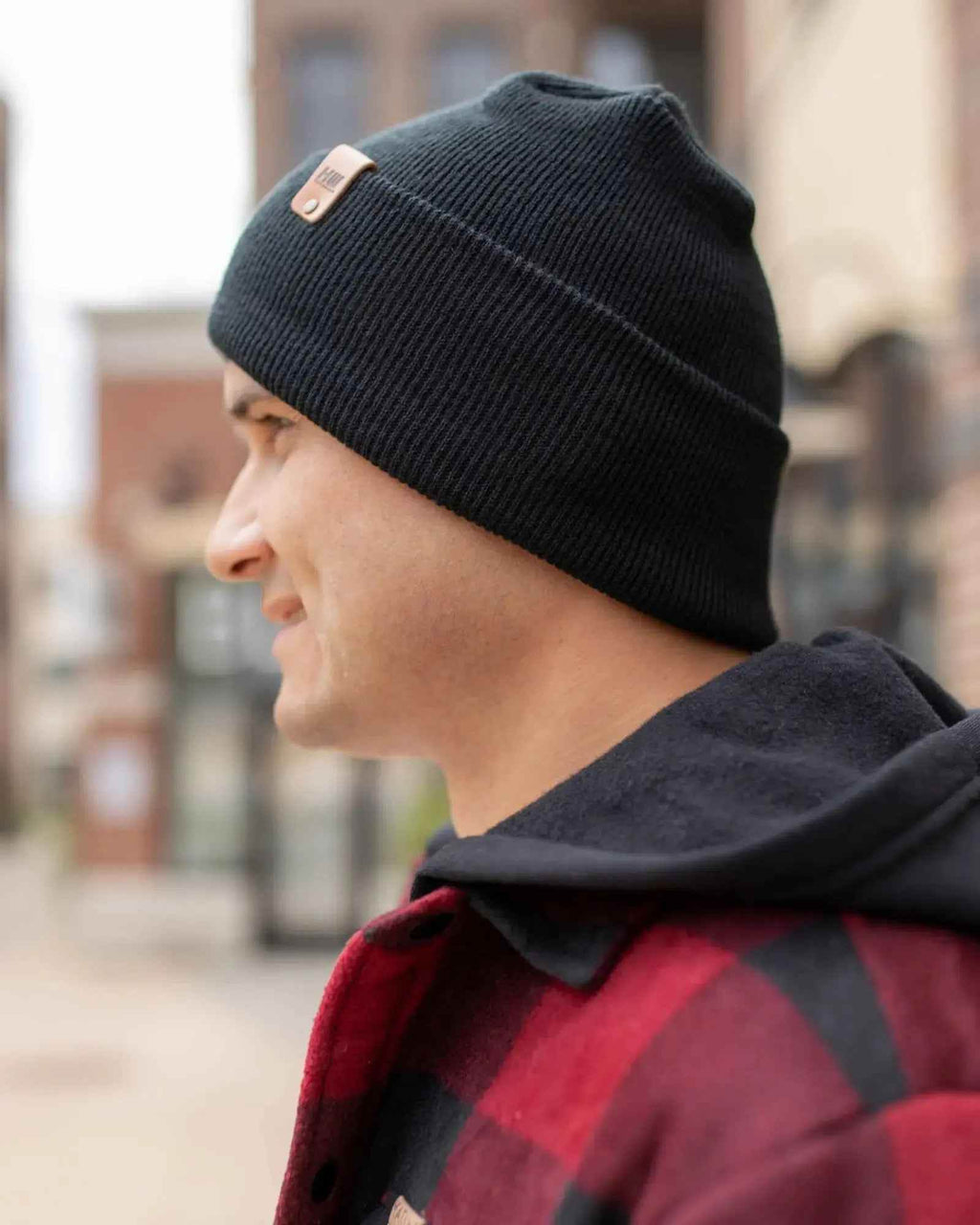 HAAKWEAR H-Stitch Cuffed Beanie - New Designed and Made in USA (Patented)
