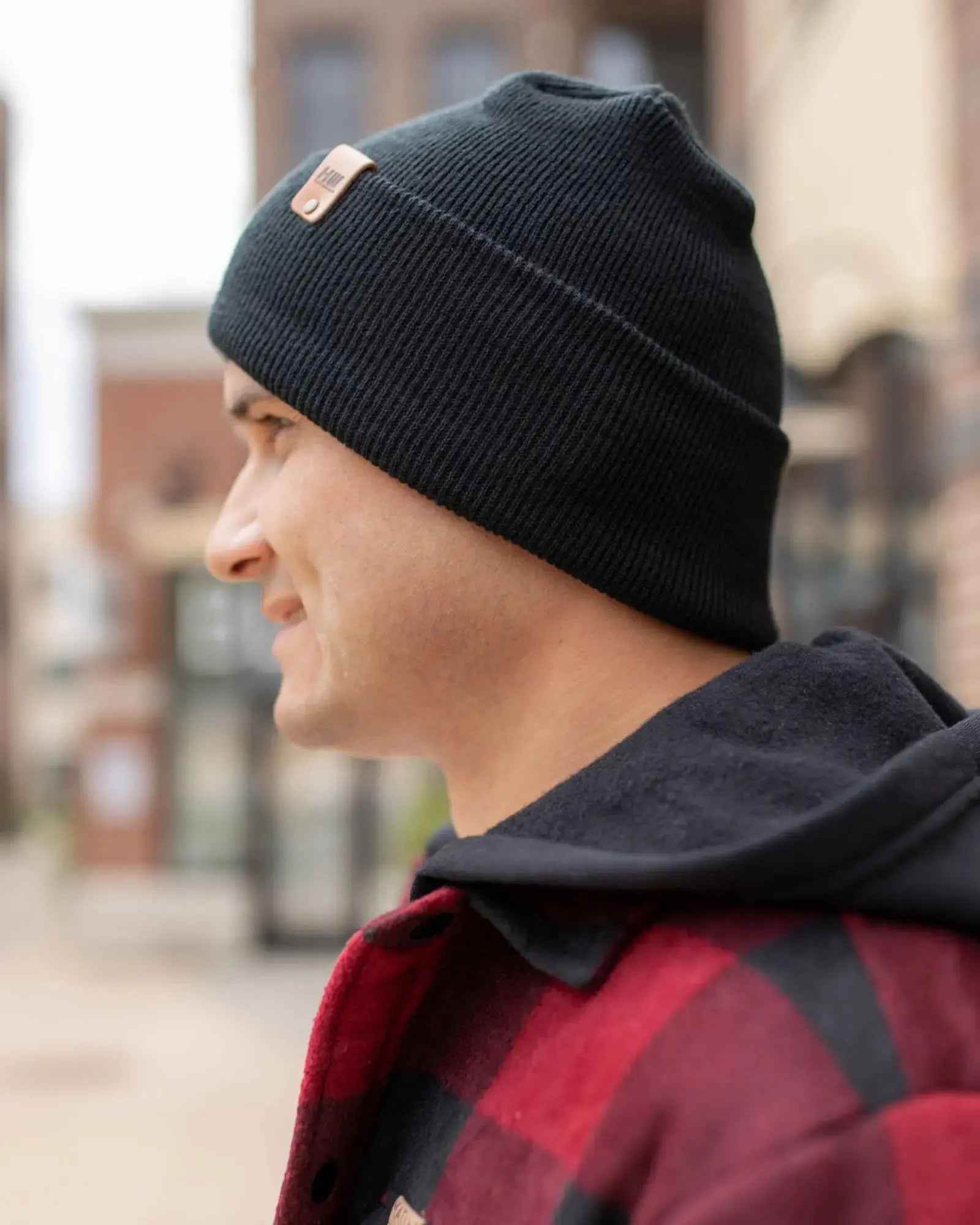 HAAKWEAR H-Stitch Cuffed Beanie - New Designed and Made in USA (Patented)
