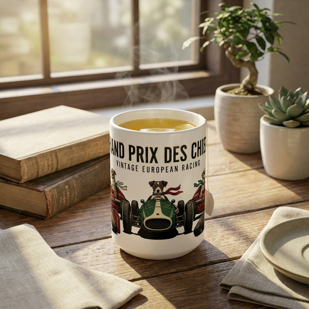 Pit Stop Pups - Grid Position One 15oz Mug