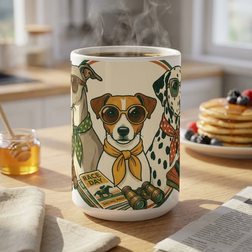 Pit Stop Pups - Paddock Chic 15oz Mug