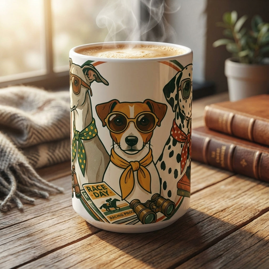 Pit Stop Pups - Paddock Chic 15oz Mug