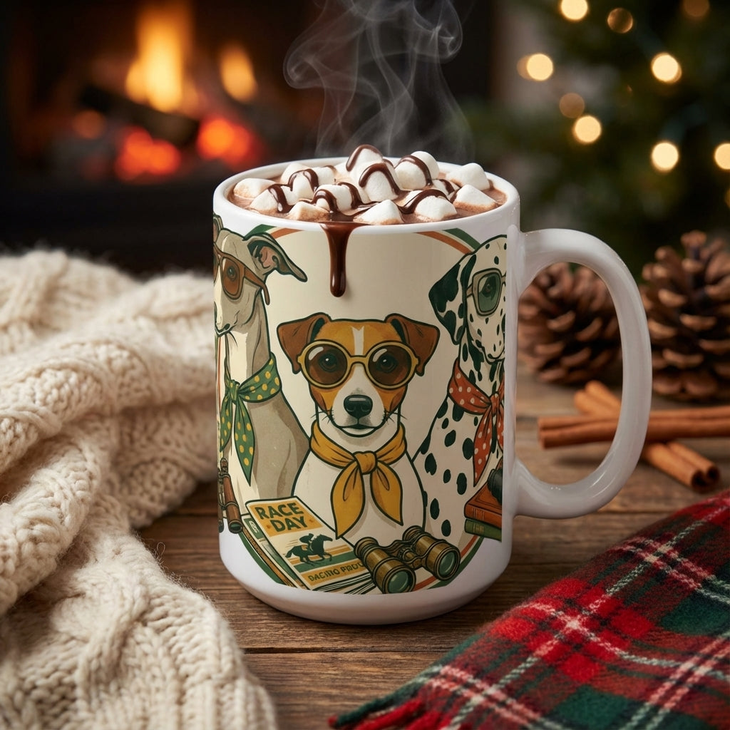 Pit Stop Pups - Paddock Chic 15oz Mug