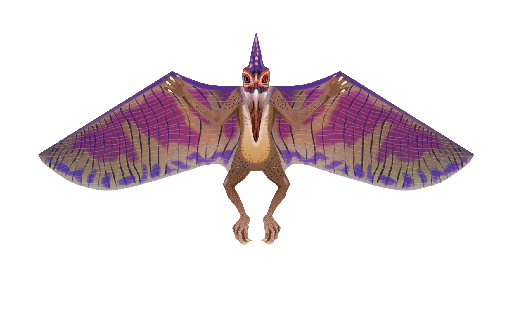 65 Inches Wide Nylon Pterodactyl Kite