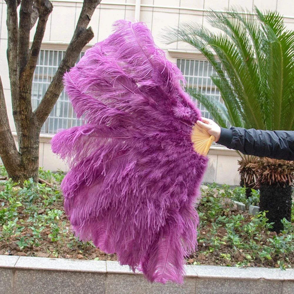 100CM Ostrich Feather Fans
