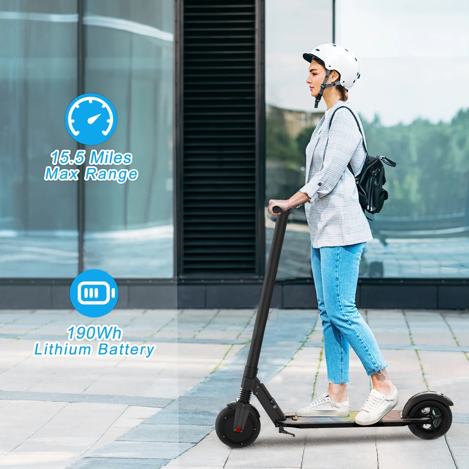 eBike Boys COROMA Electric Scooter - Foldable, Adjustable Handlebar, 20 MPH