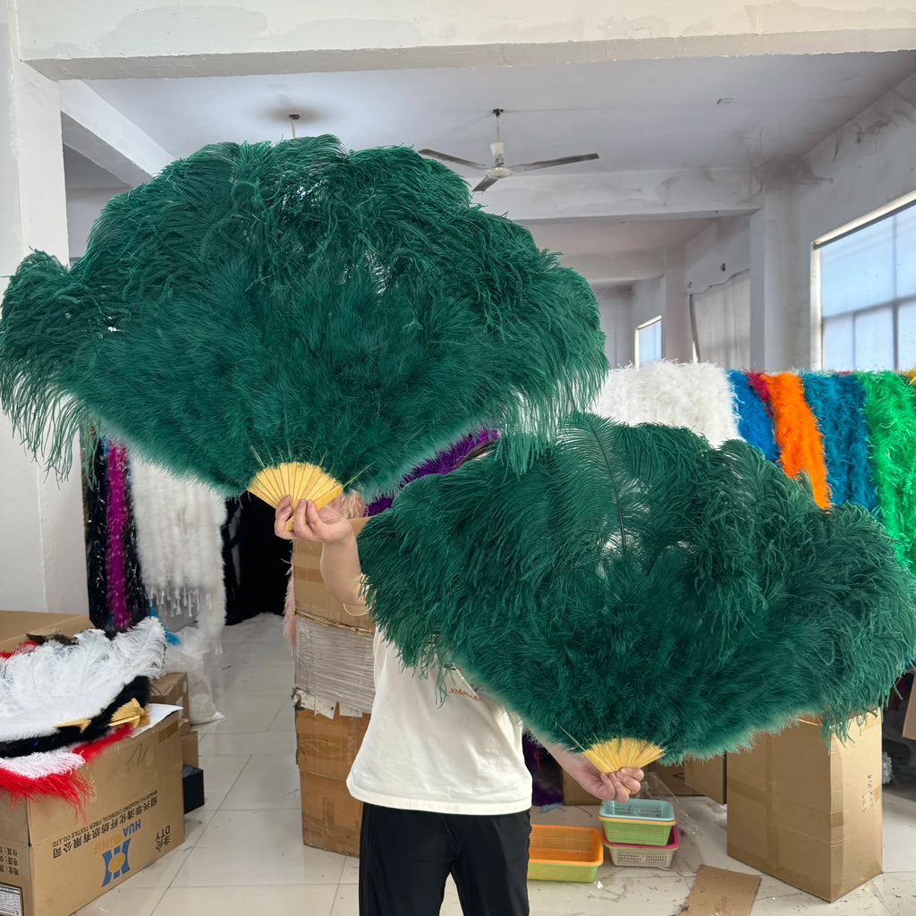 90CM Ostrich Feather Fans