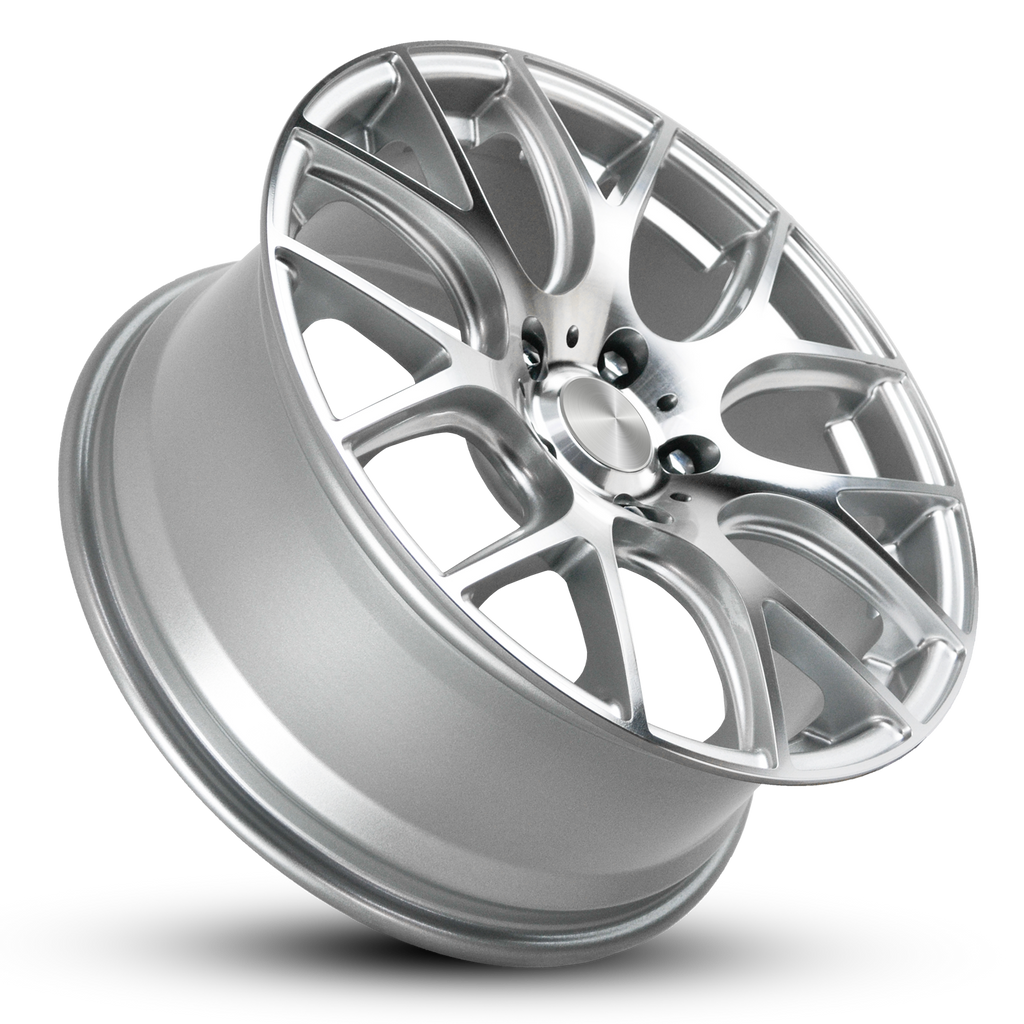 PRO SPOKE | Silver Machined Face | 18x8.0 ( 5x120 )