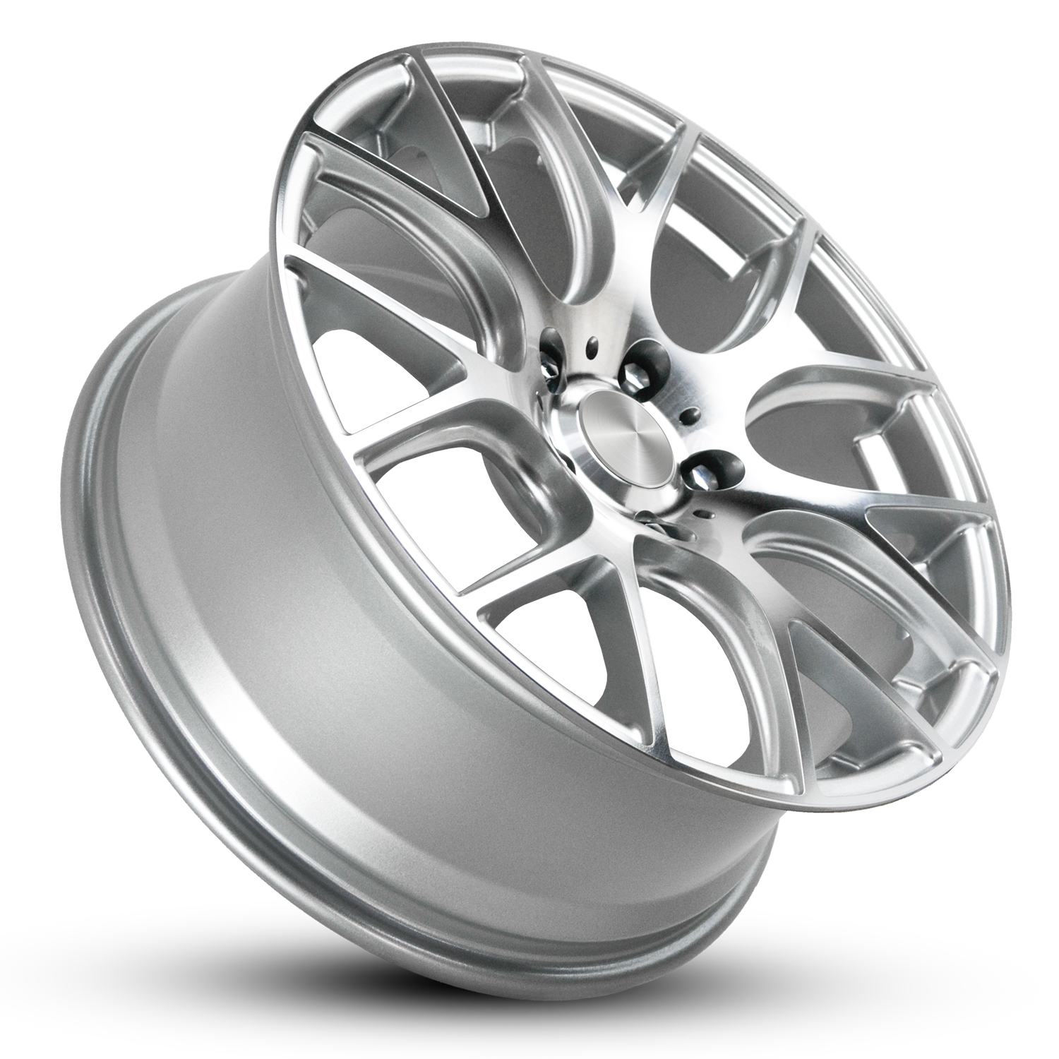 PRO SPOKE | Silver Machined Face | 18x8.0 ( 5x120 )