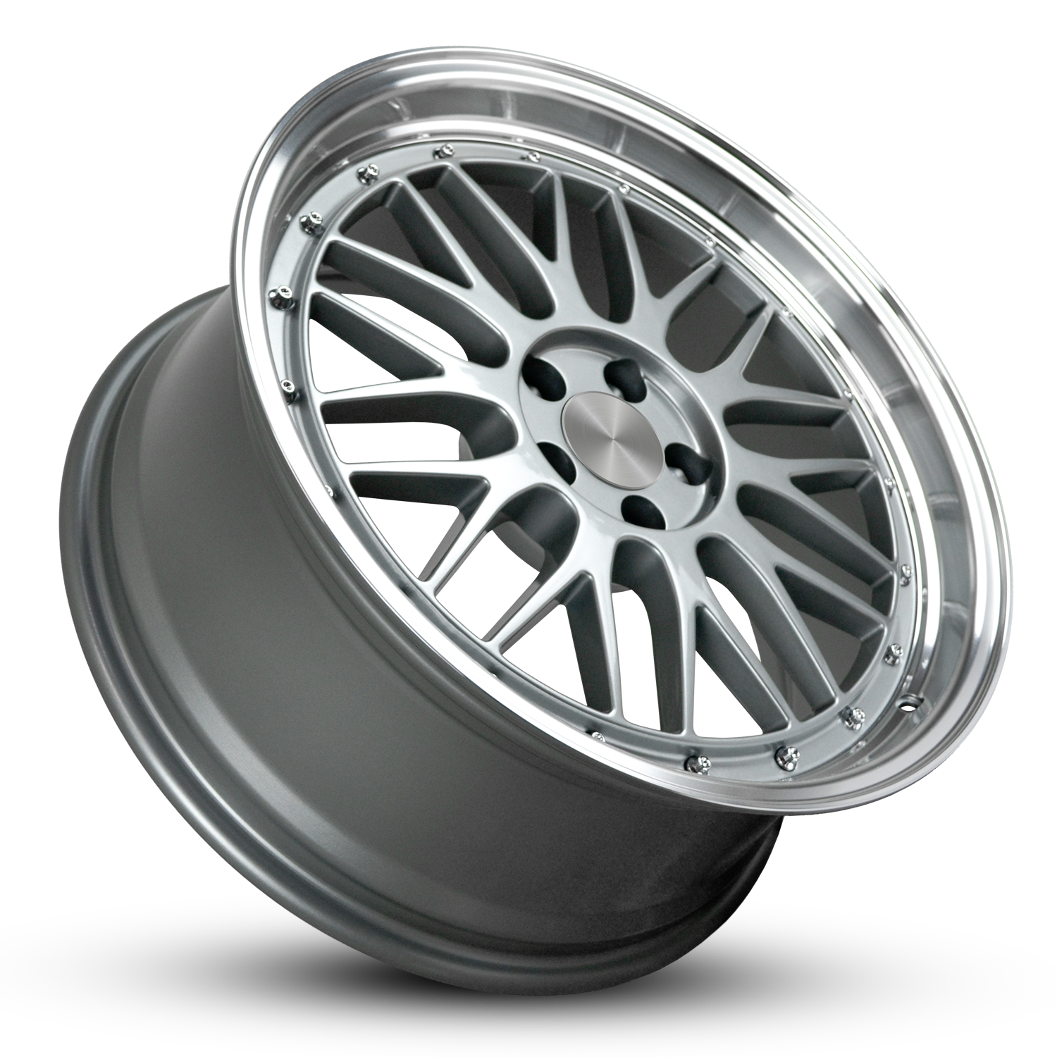 PRO TRAK | Gunmetal Polished Lip | 18x8.0 ( 5x100 )