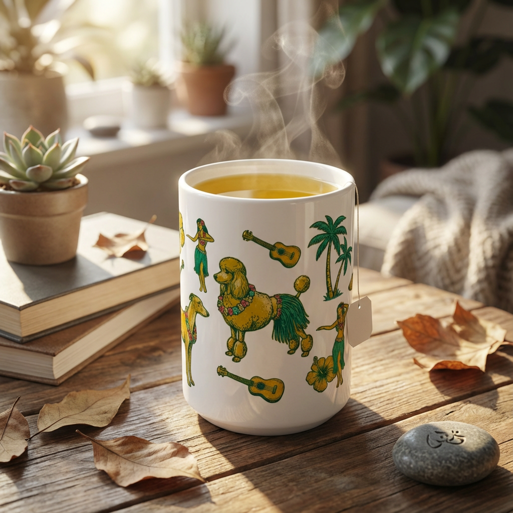 Tattoo Parlor Pups - Hula Hounds 15oz Mug