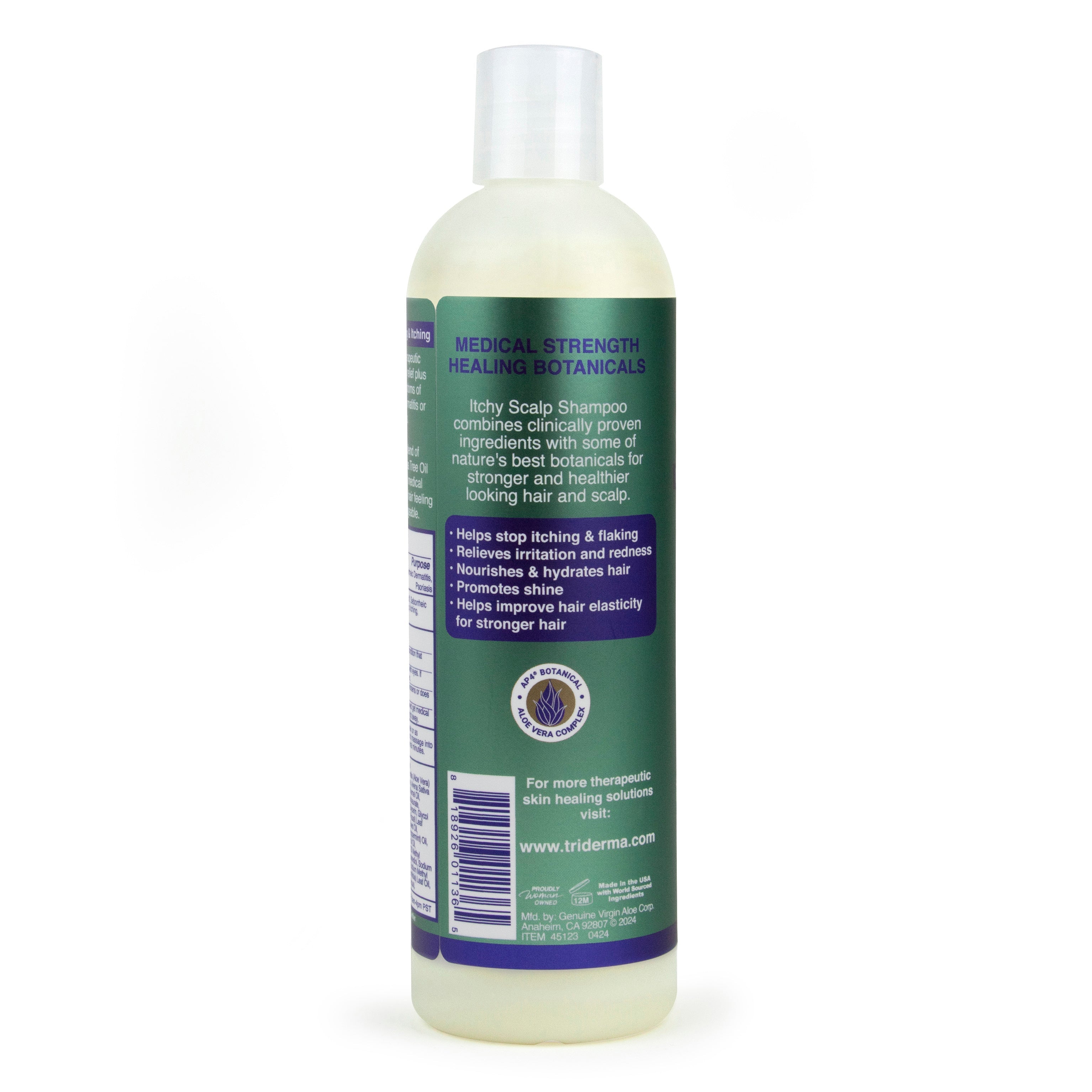 Tea Tree Itchy Scalp Shampoo – Dandruff & Itch Relief | TriDerma