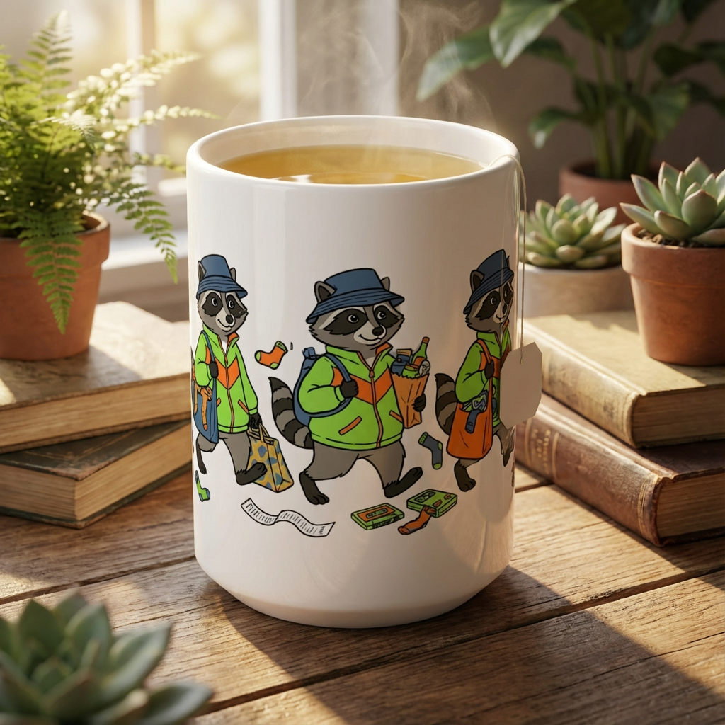 Thrift Haul Raccoons - The Big Haul - 15oz Mug