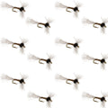 Improved Zelon Midge 12 Flies Hook Size 22
