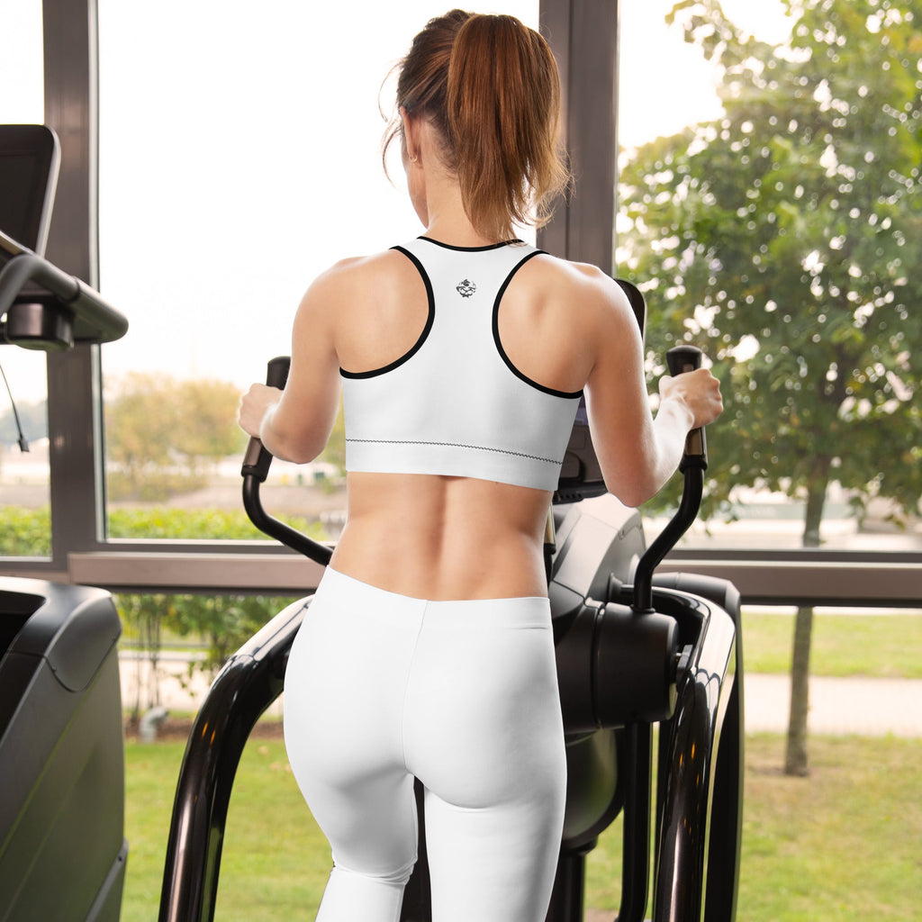 Turnout Print Sports Bra (Breathable, Moisture-Wicking)