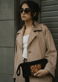 Bethlehem Embroidered Baguette Bag
