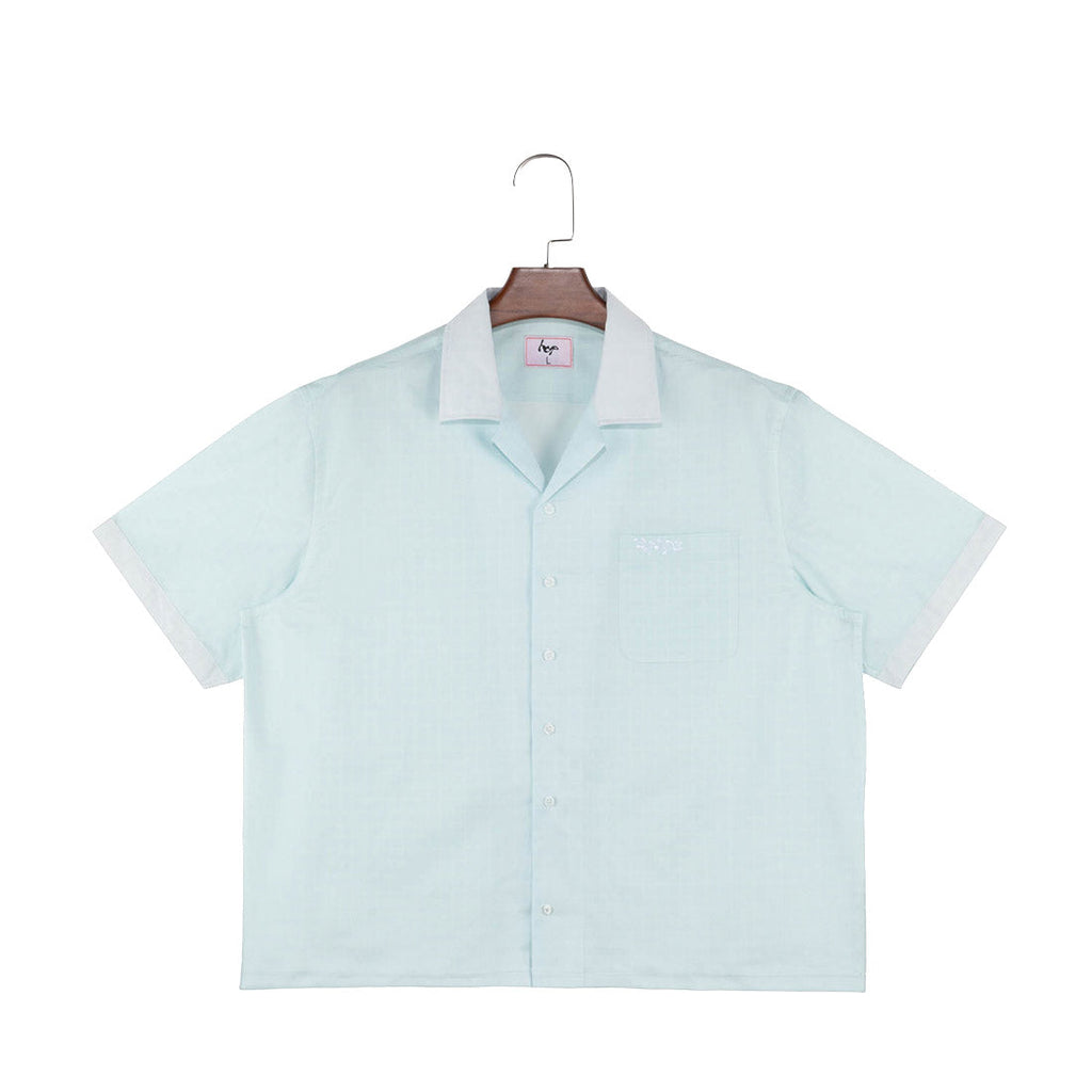 "hyp" Button Up + "The Scythe" Tee (Blue)