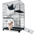50 Inch 3-Tier Cat Cage with Plastic Platforms CT52