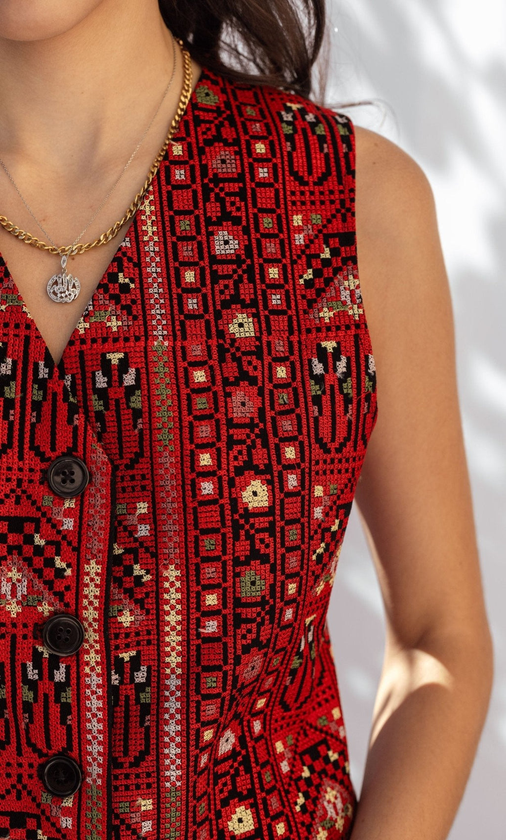 Dalal Embroidered Vest