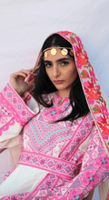Floral Machine Embroidered Shawl