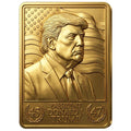 President Trump (45/47) 3D Gold Trading Card | Pre-Order Expected To Ship In April