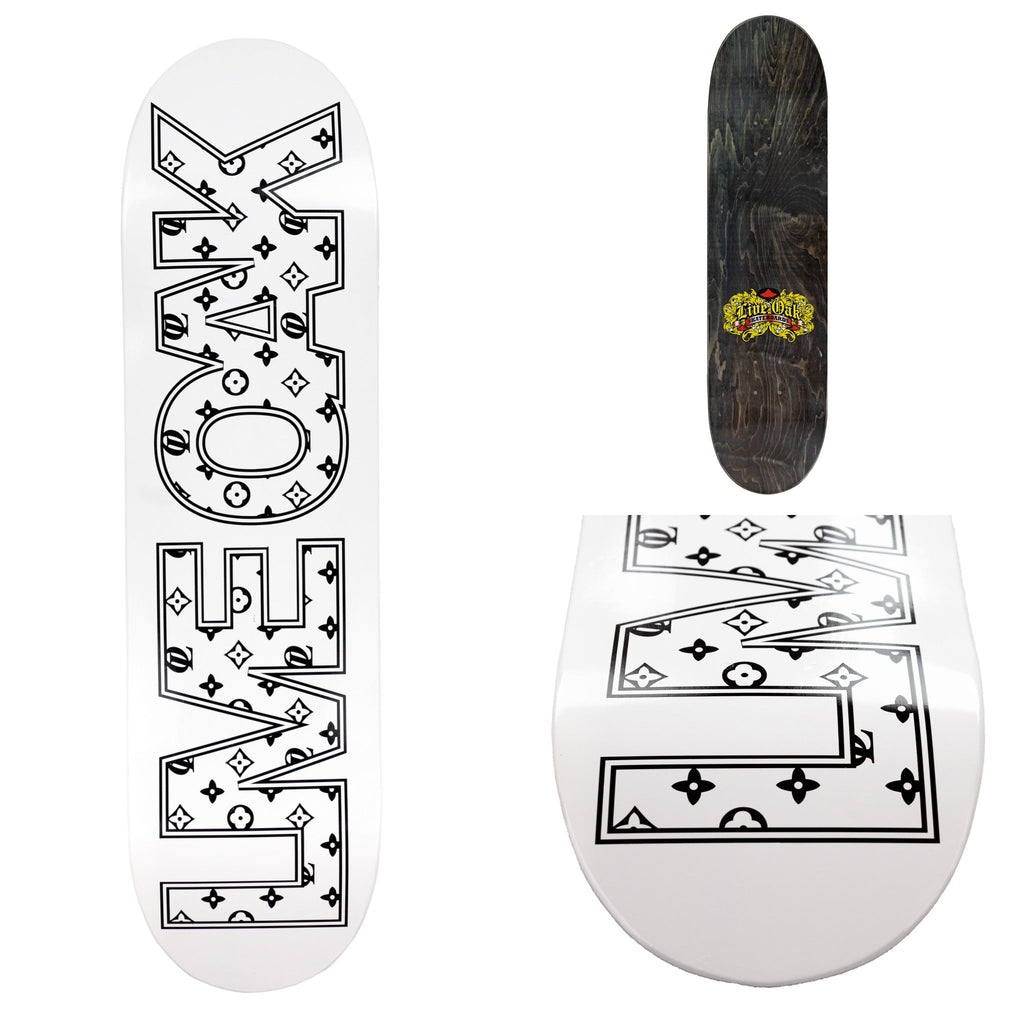 Live Oak LV Skateboard White