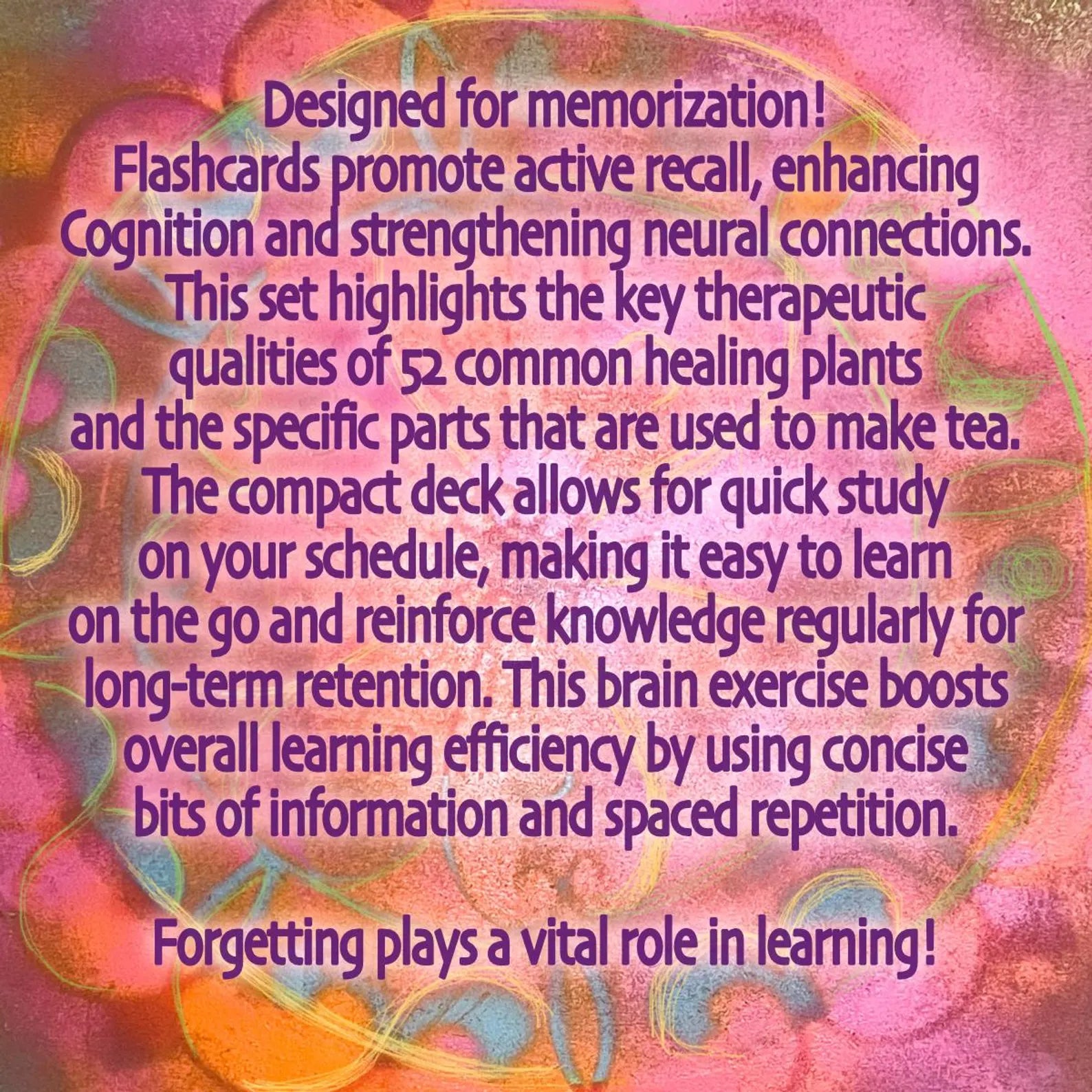 Healing Plants: Herbal Teas for Vitality, 52 Flashcards