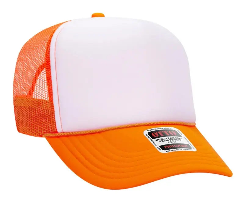 If My Mouth Doesn't Say It My Face Totally Will Text Adult Otto Foam Trucker Hat