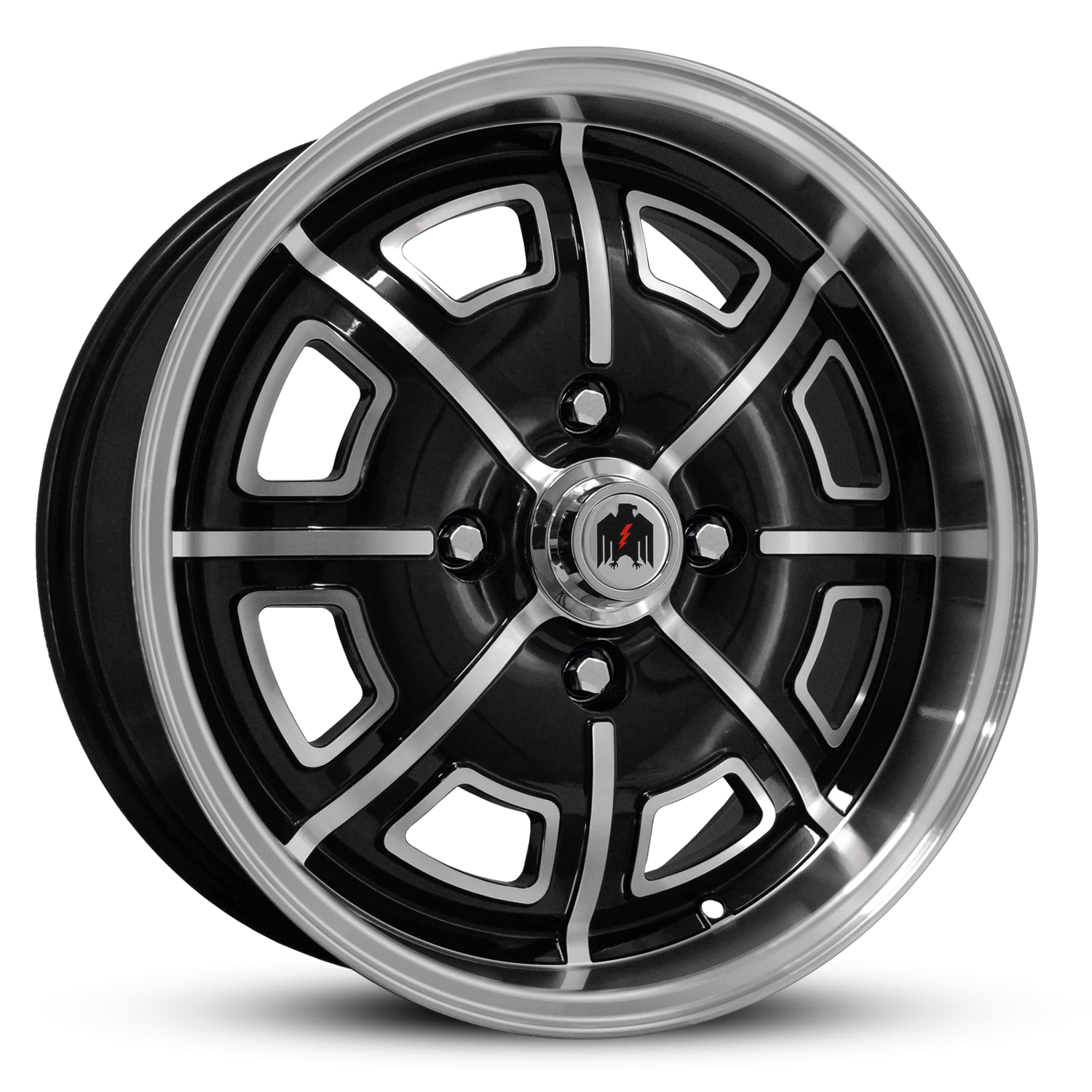 Pedrini | Gloss Black Full Machined Face, Windows, & Lip