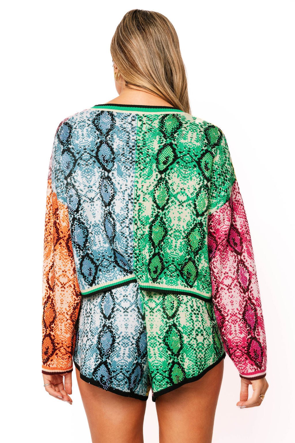 QOS Multi Snake Print Short