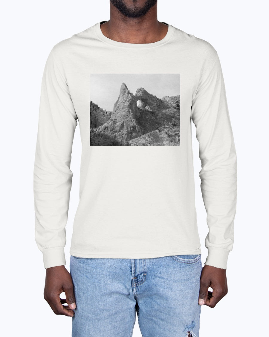 Great Basin Arch, Moss Apparel, Unisex Long Sleeve T-Shirt