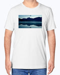 Calm Morning Sunrise, Glacier National Park, Moss Apparel, Unisex T-Shirt