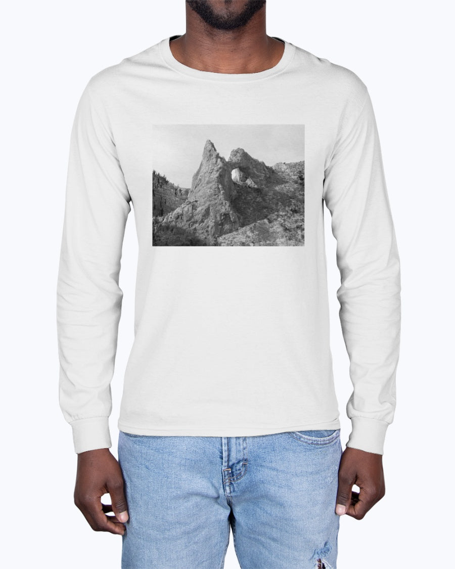 Great Basin Arch, Moss Apparel, Unisex Long Sleeve T-Shirt