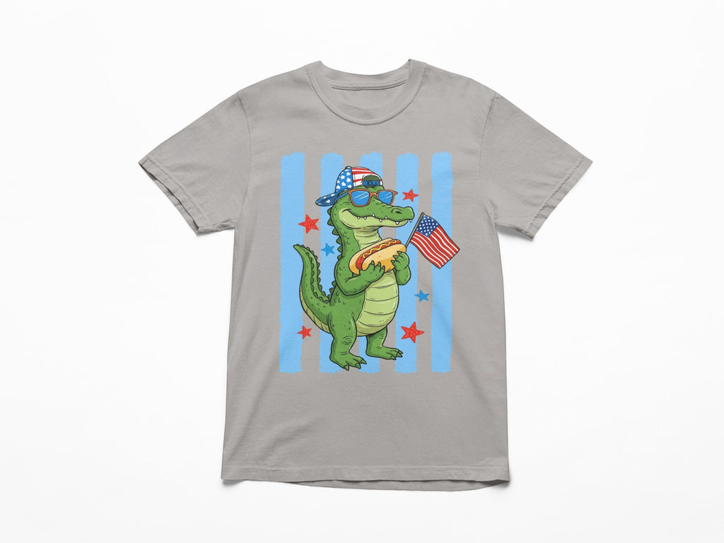 Gator and a Hot dog Boy Youth and Toddler Graphic Tee