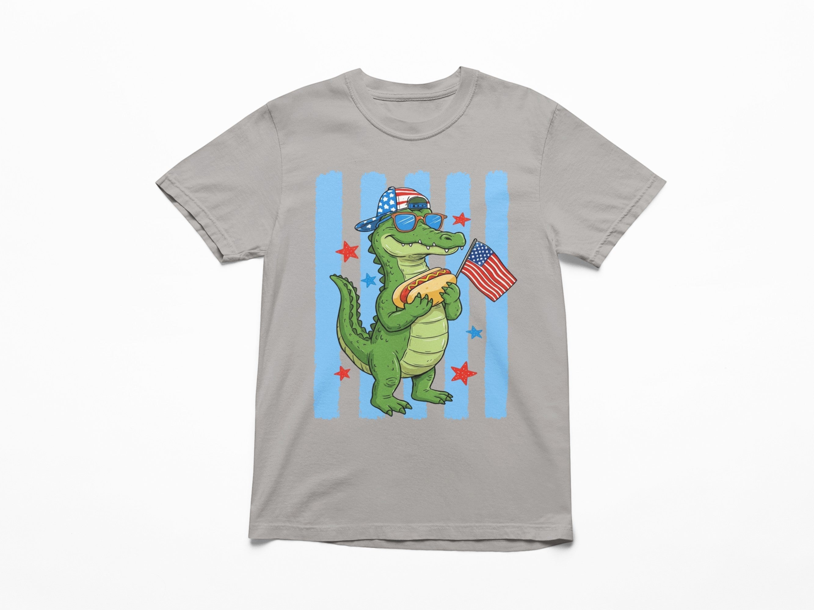 Gator and a Hot dog Boy Youth and Toddler Graphic Tee