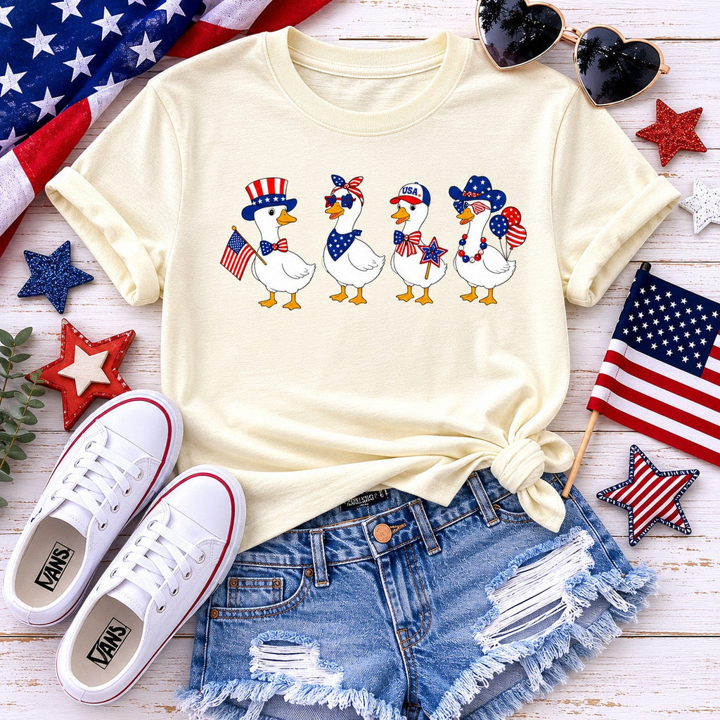 Patriotic Duck Squad Youth and Toddler Graphic Tee