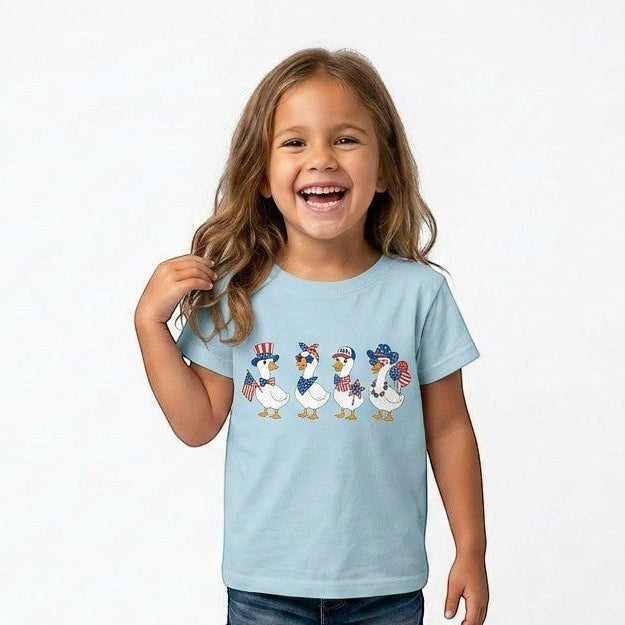Patriotic Duck Squad Youth and Toddler Graphic Tee