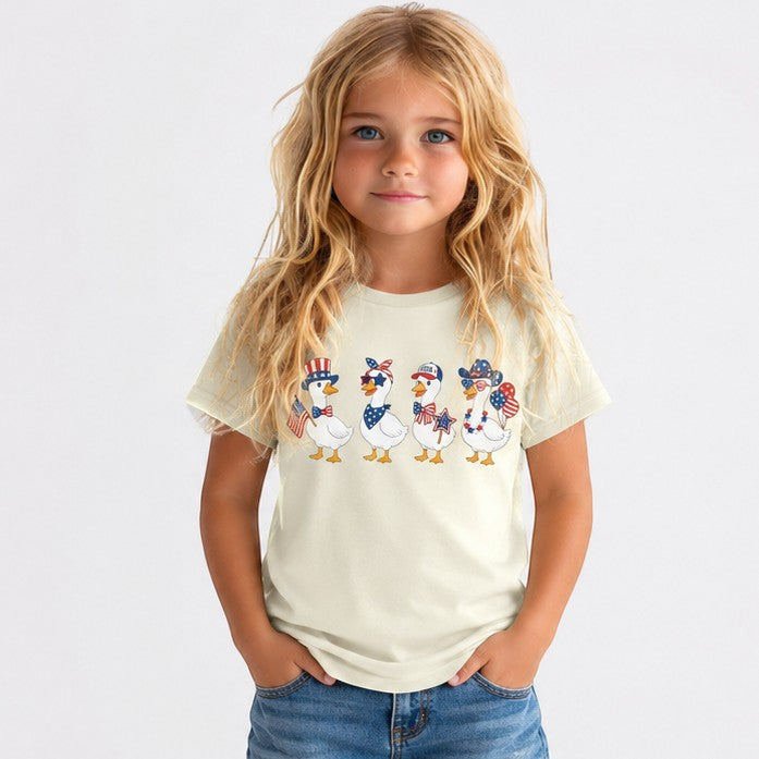 Patriotic Duck Squad Youth and Toddler Graphic Tee