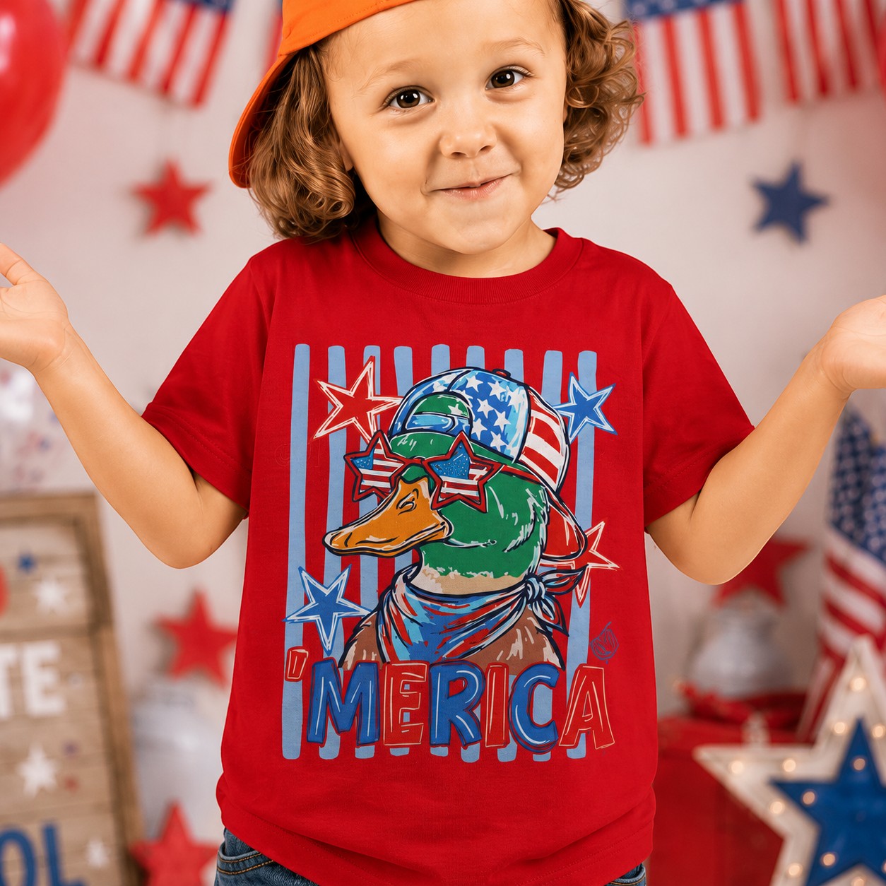 American Duck Youth and Toddler Graphic Tee