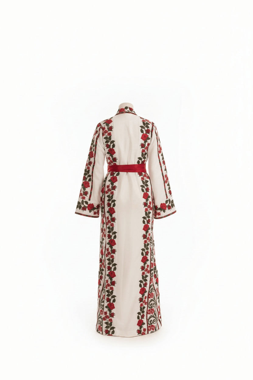 The Floral Palestinian Thobe