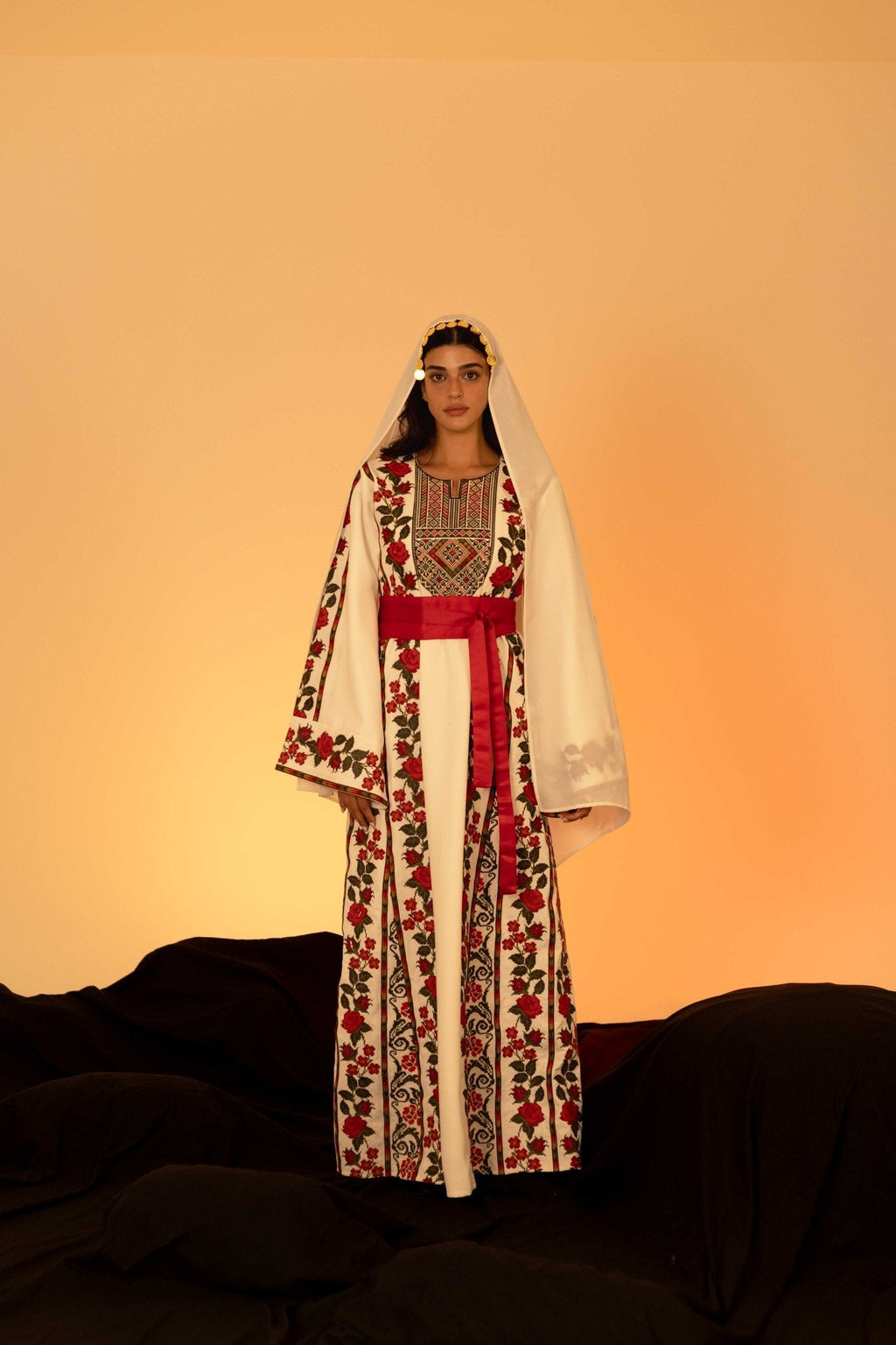 The Floral Palestinian Thobe