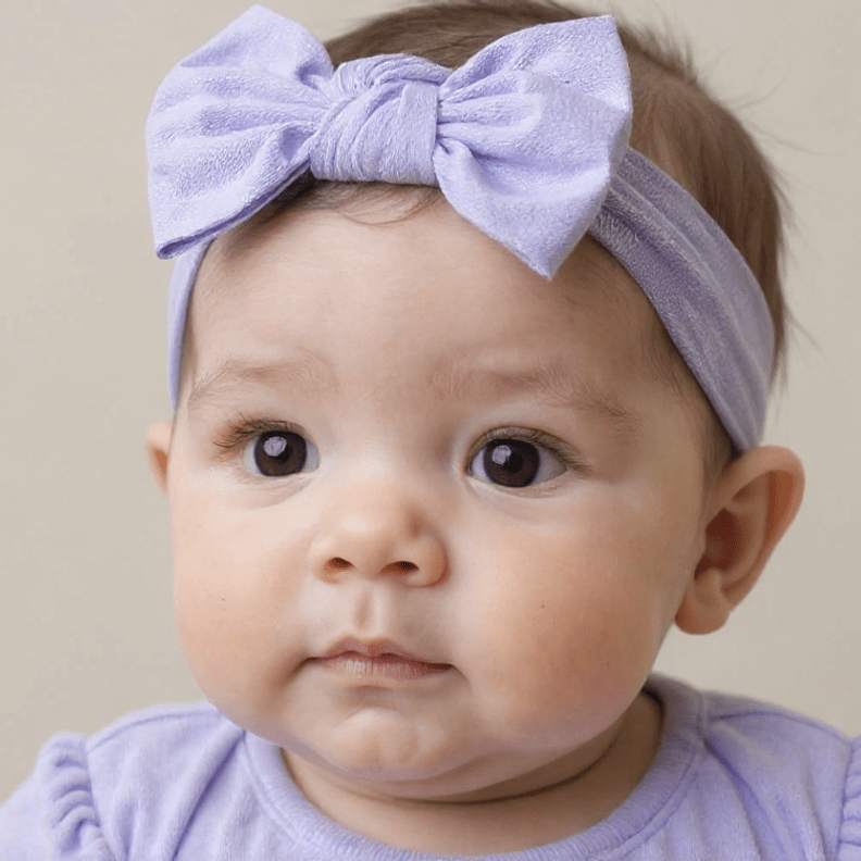 Violets Are Violet Knotted Bow