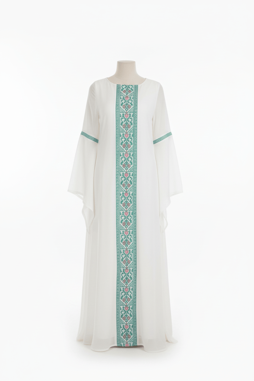 White Butterfly Dress