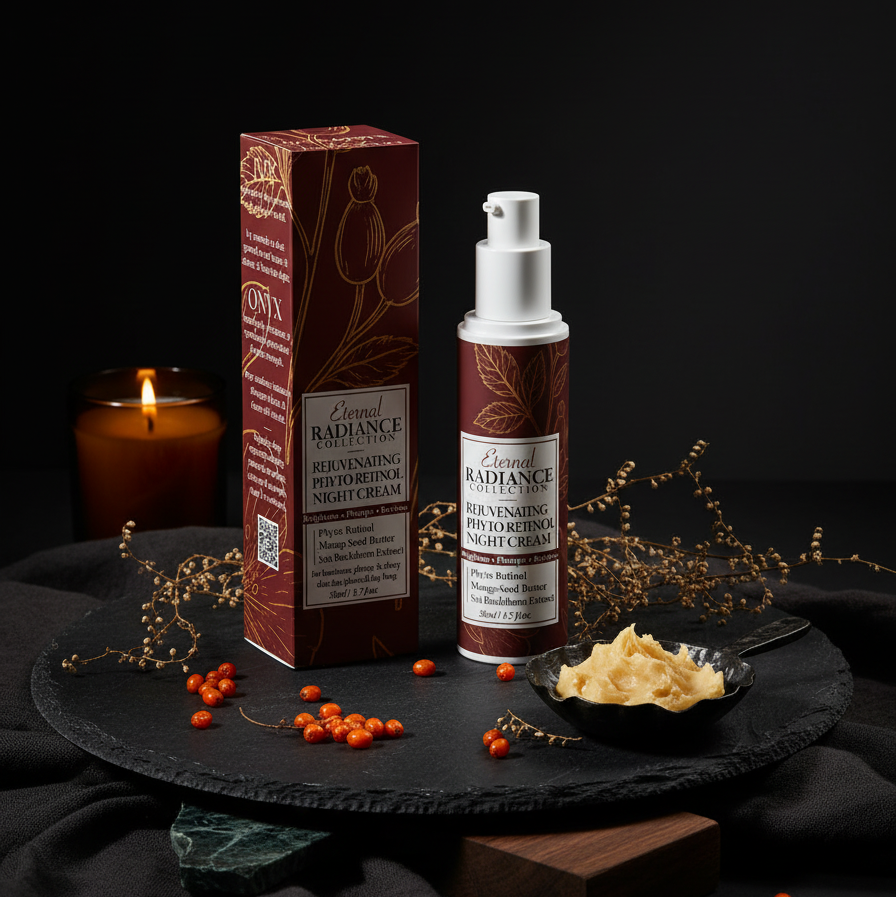 IVY & ONYX | Step 5(PM):Rejuvenating Phyto-Retinol Night Cream